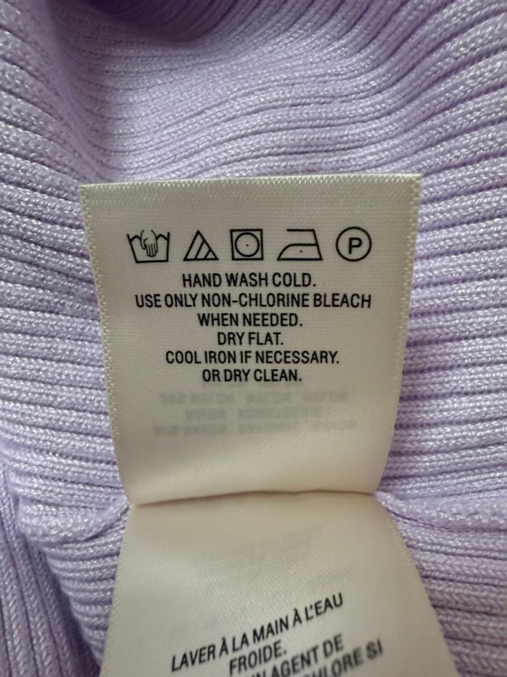 New By Anthropology Lavender Cut Out Tank - Ribbed NWT